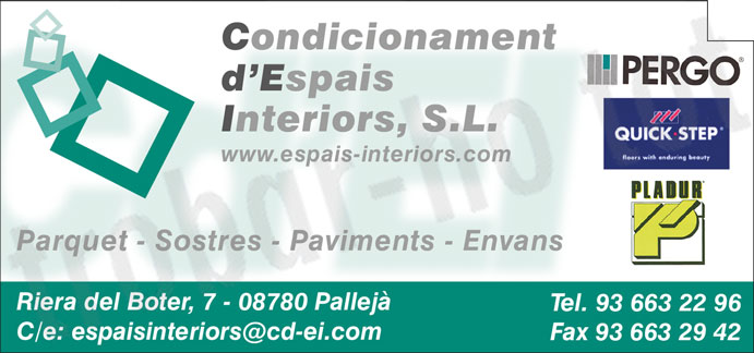 Condicionament d'Espais Interiors