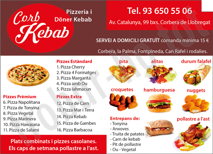 Corb Pizzeria i Döner Kebab