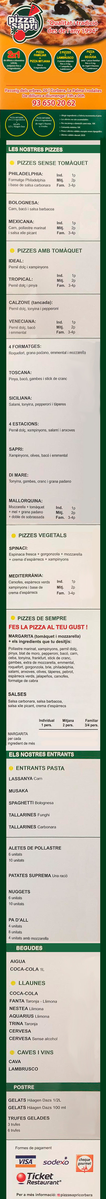 Pizza Sapri Corbera