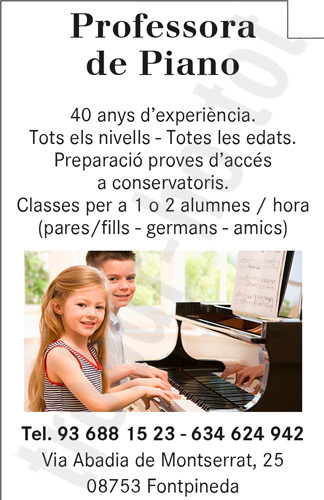 Professora de Piano