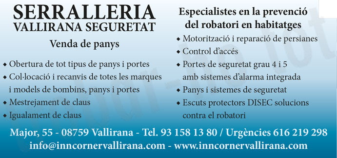 Serralleria Vallirana Seguretat